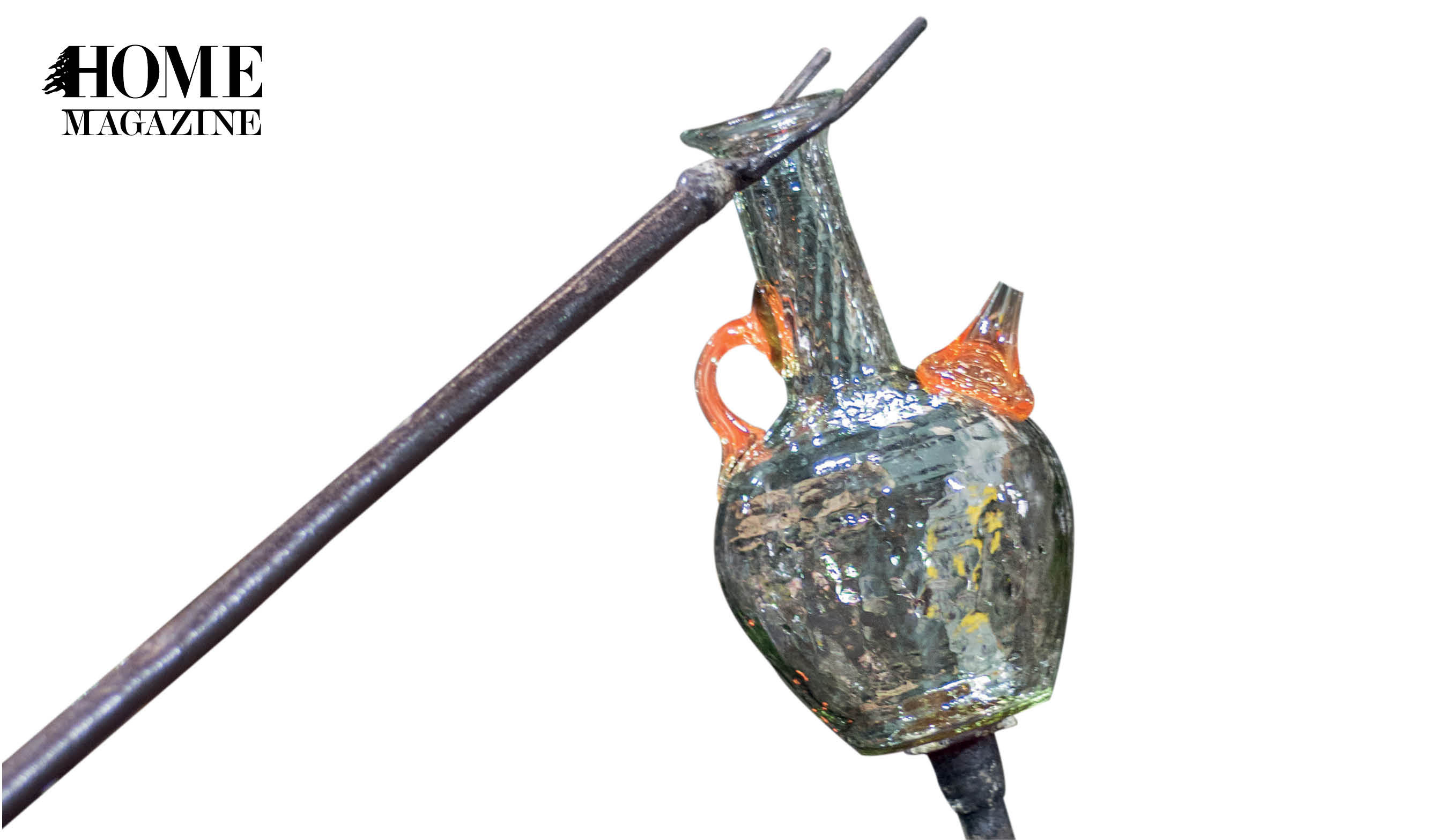Glass pitcher