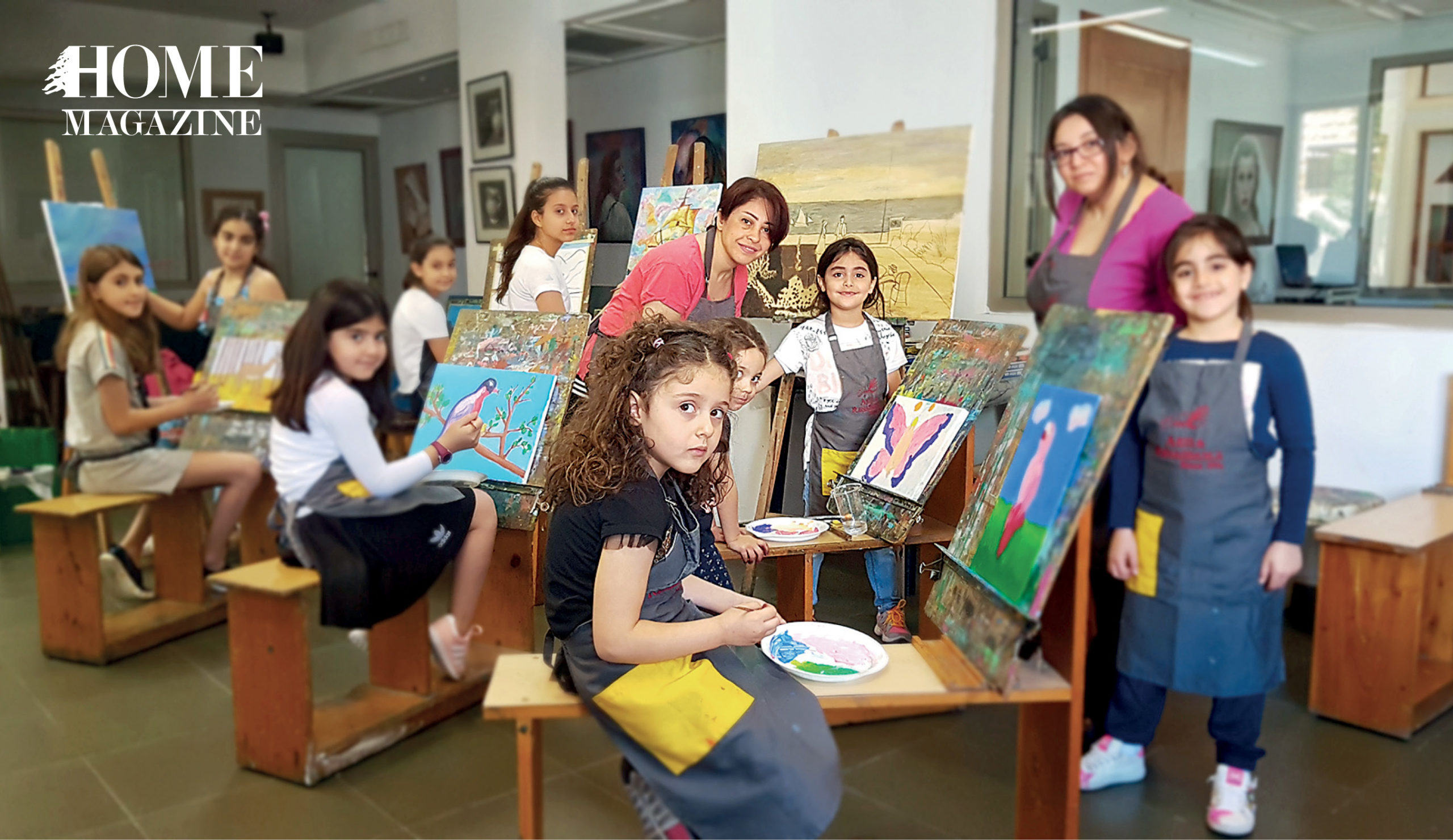 Kids painting
