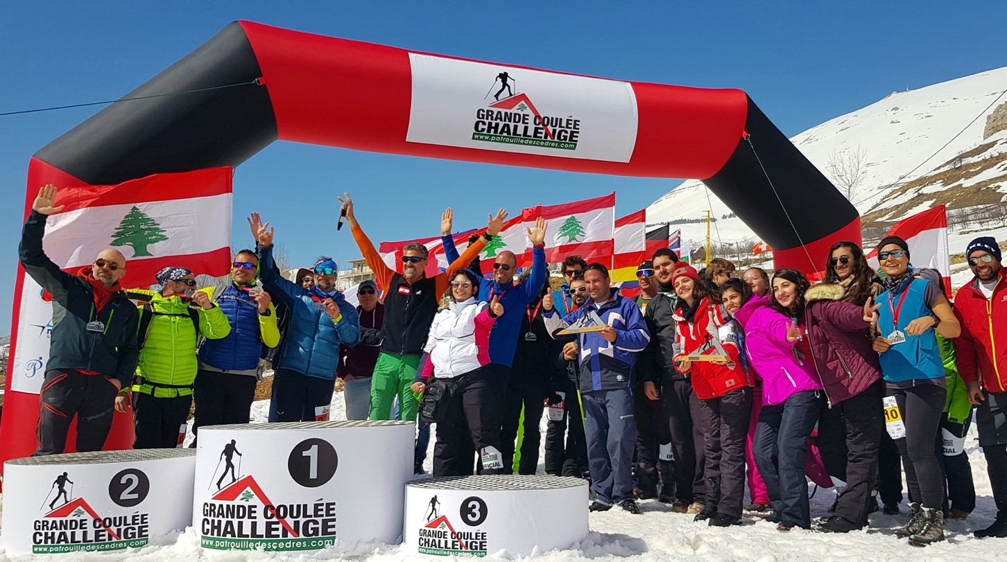 Group of people on snow